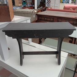 Black Vintage Handmade Wood Bench, Stepstool, Small Table Multifunctional $60 OBO