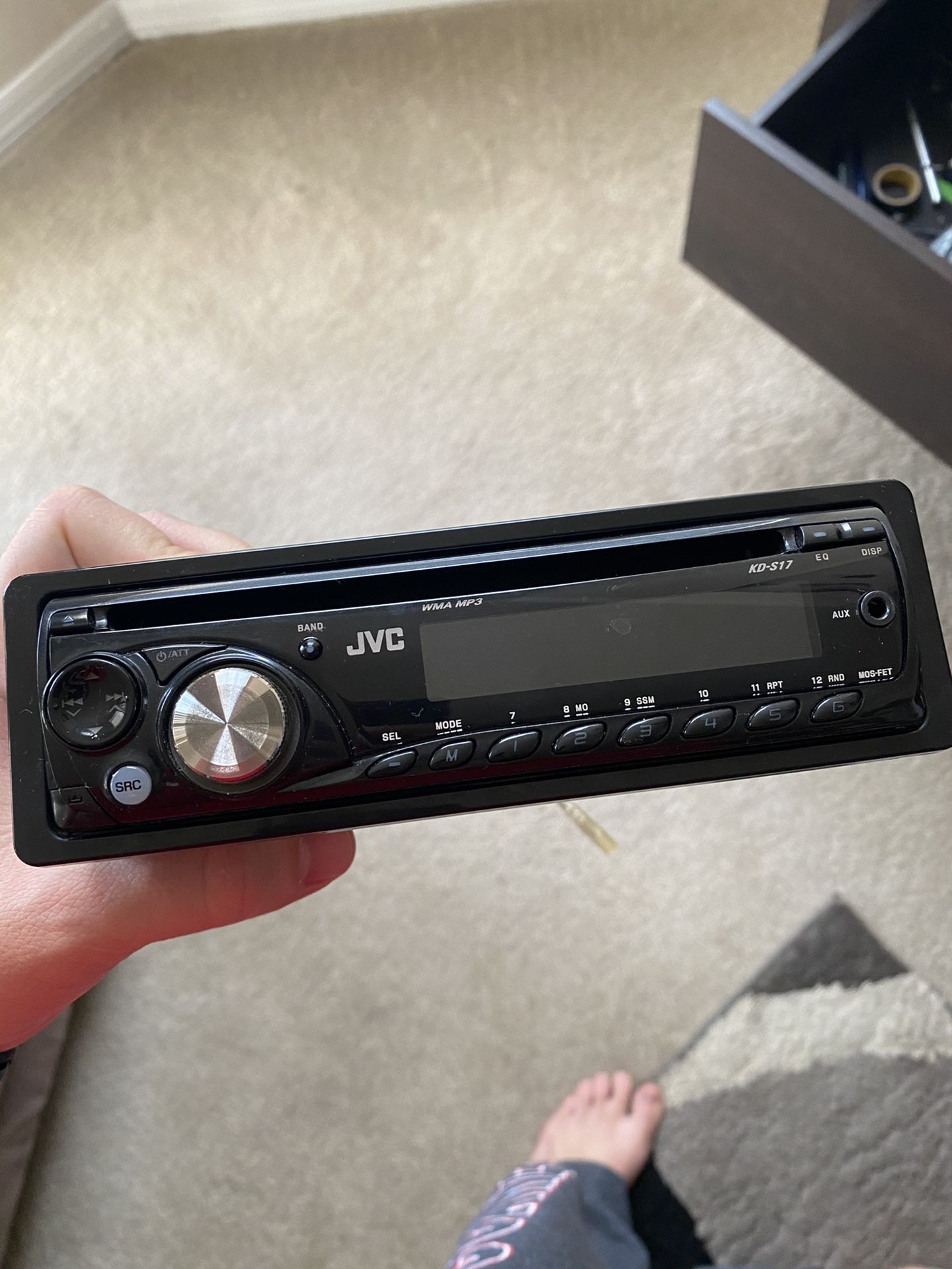 JVC KD-S17 Head Unit/Car Stereo/Receiver