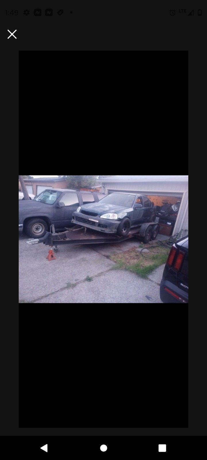 Full On Car Trailer Very Sturdy