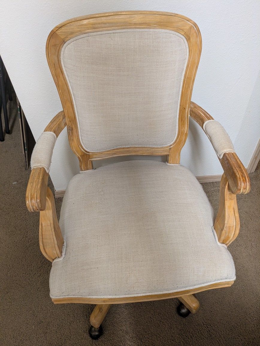 MOVING SALE!!  Desk Chair with Coastal Vibes