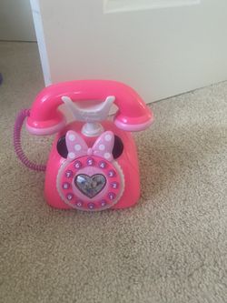 Minnie Mouse Play Phone For Toddler Toy Disney 