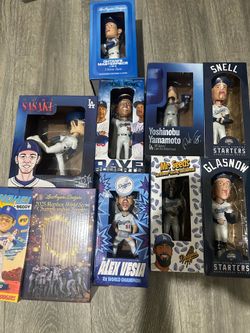 10 dodgers sga bobblehead lot