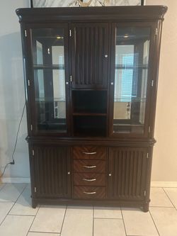 Brown China Cabinet