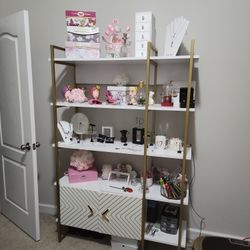 Metal and Wood Standard Storage  Bookcase 