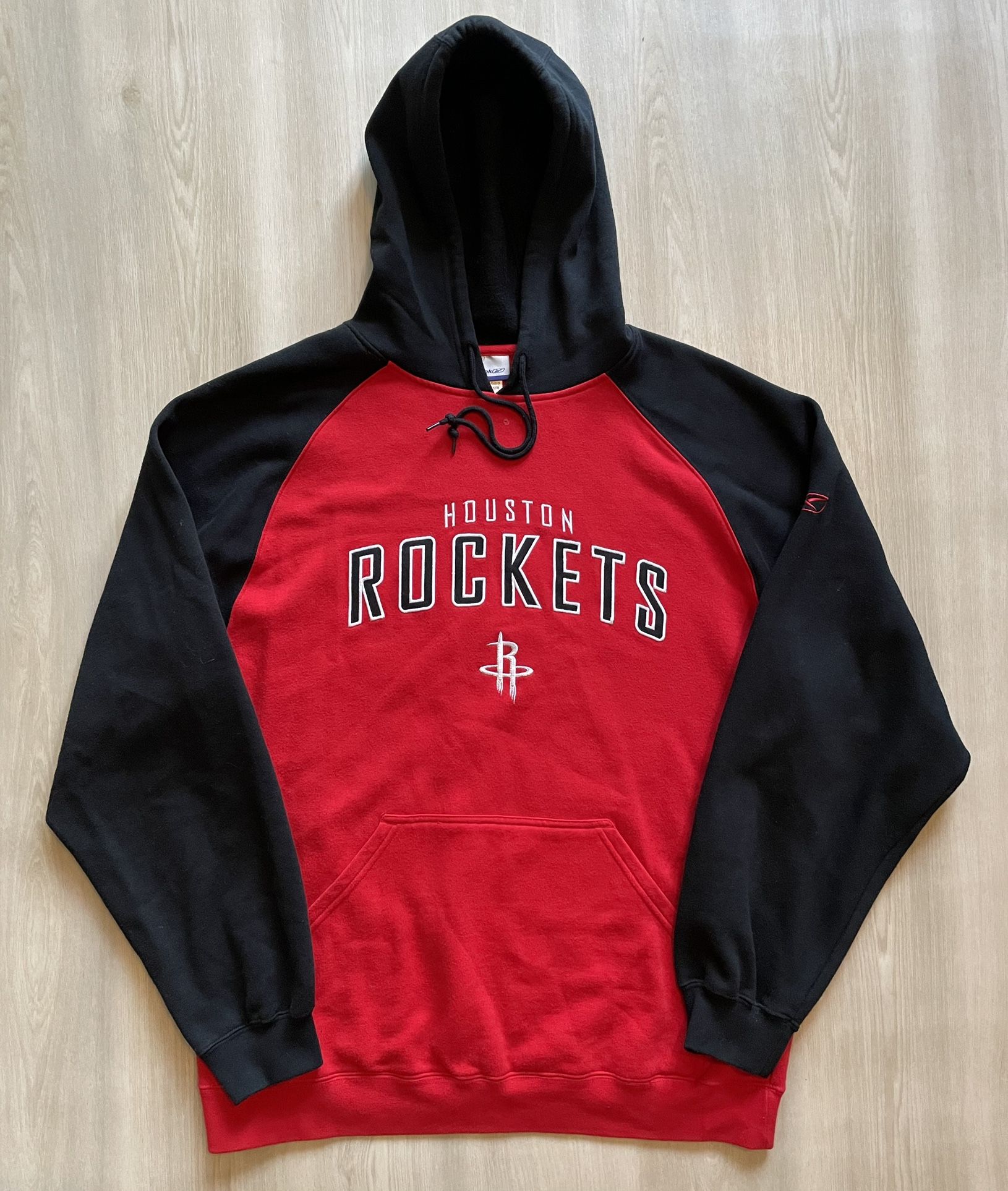 Vintage Reebok Houston Rockets Hoodie Mens Medium