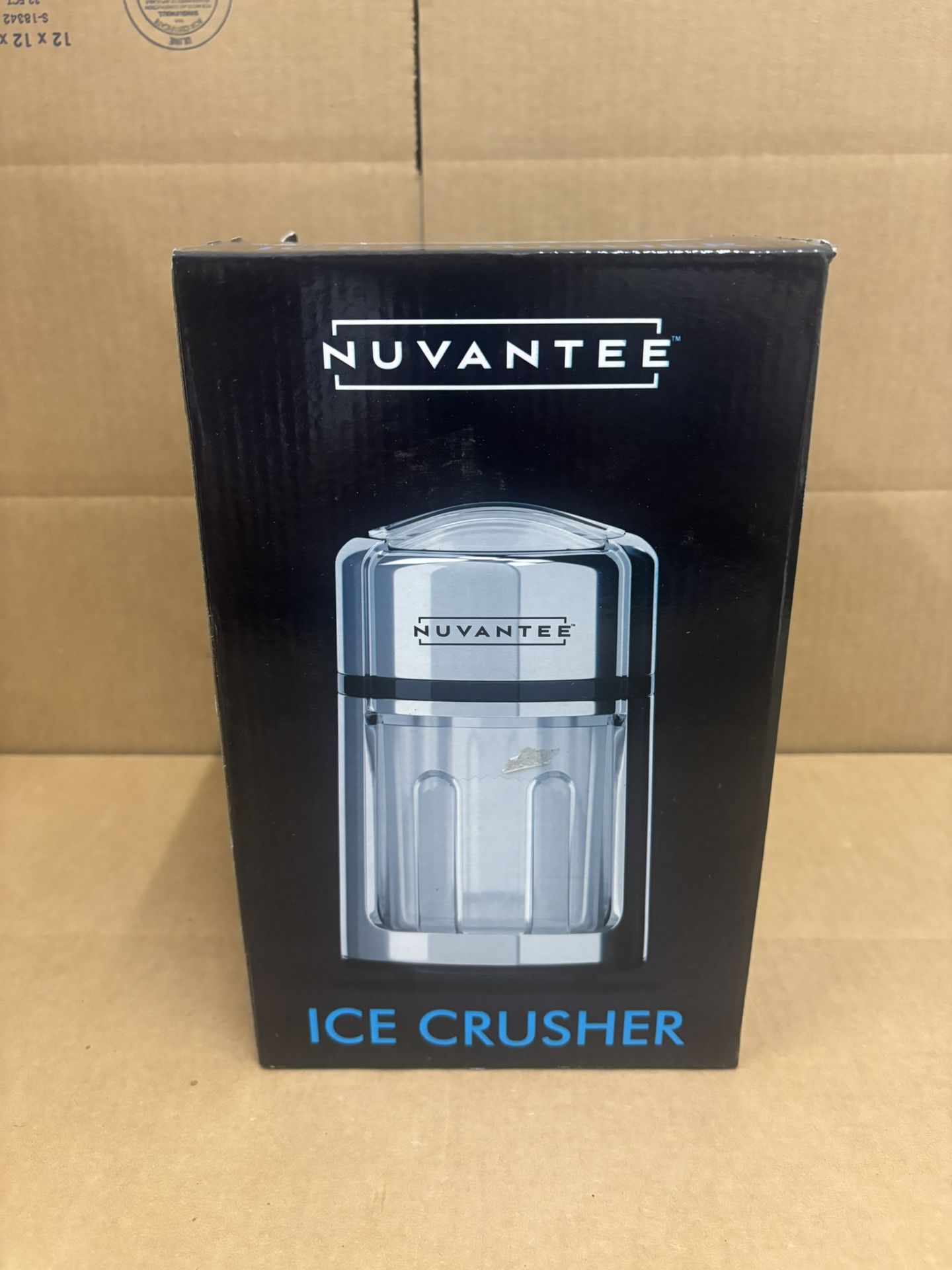 Nuvantee Manual Ice Crusher with Sharp Stainless Steel Blades