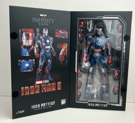 Threezero DLX Iron Patriot 1/12 Diecast Marvel Iron Man 3