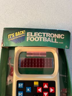 NEW Retro Mattel Electronics Digital Football Hand Held Game