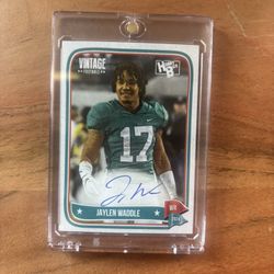 2024 Jaylen Waddle Onyx Vintage