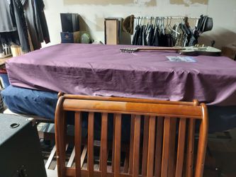 Twin trundle bed.