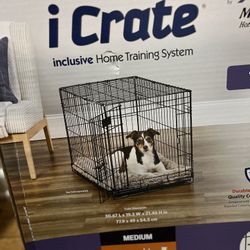 iCrate Dog Crate Size Medium - Clean 