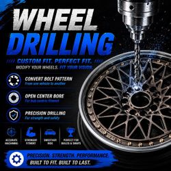 🔥 CUSTOM WHEEL DRILLING 🔥  