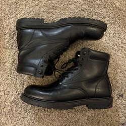Black Chunky Combat Boots