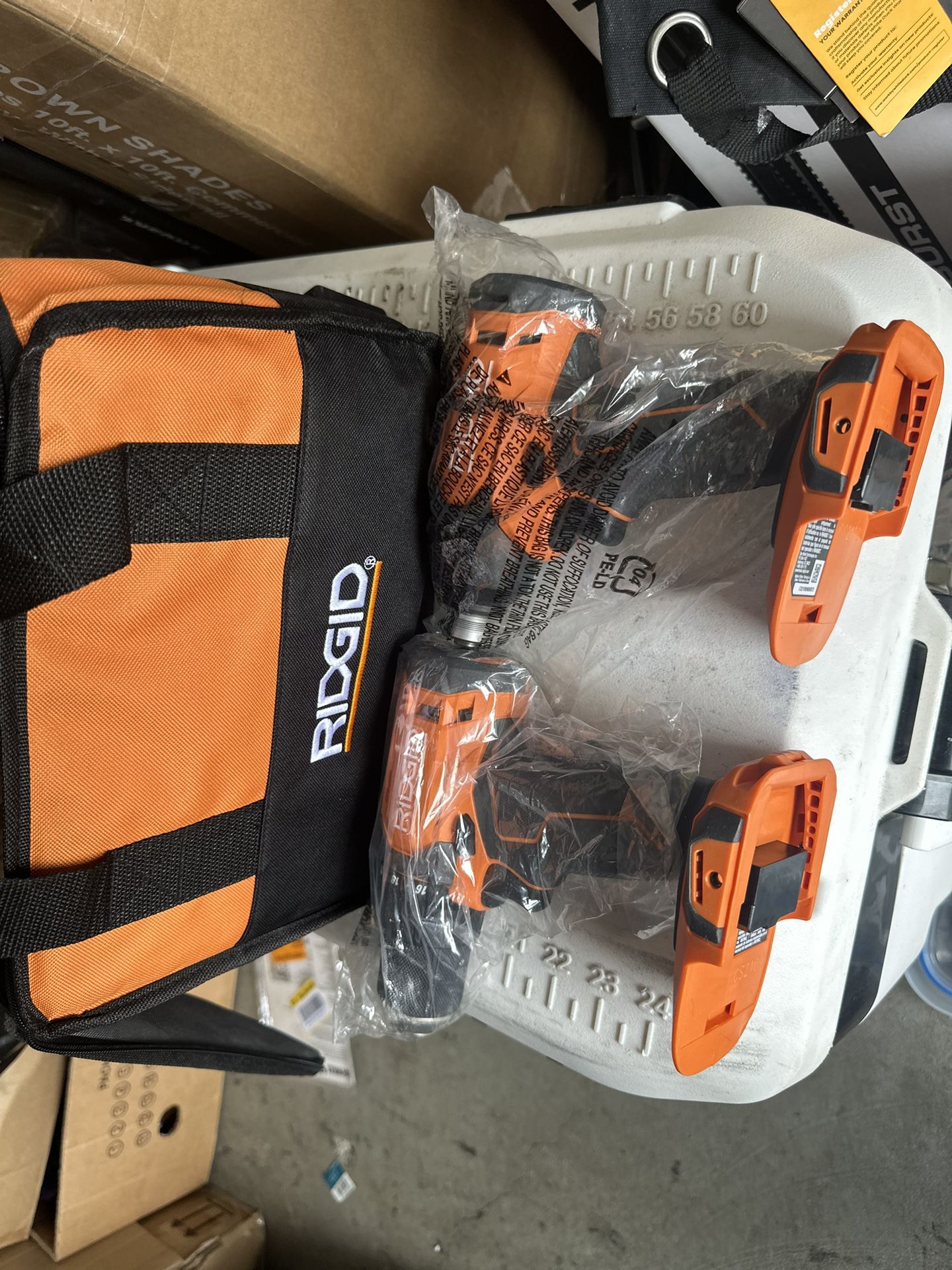 Drill Combo Ridgid Brand New Complete With Battery And Charger $150