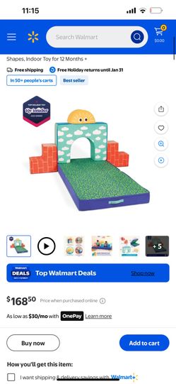 Battat cloud castle memory foam couch for toddlers