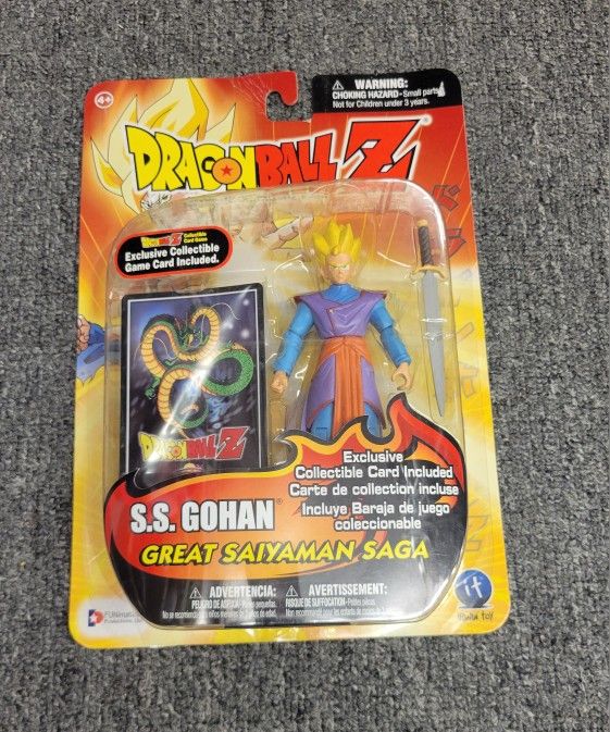 Dragonball Z S.S. Gohan Great Saiyaman Saga Super Saiyan Action Figure Irwin