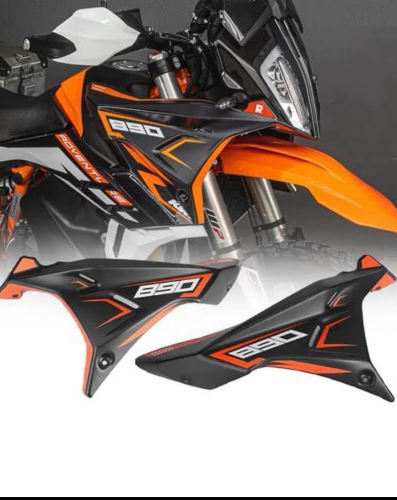 RUNNING PANTHER Fairing Side Panel Cover Kit Fit for 890 ADVENTURE 790 Adventure ADV R S 2020 2021 2022