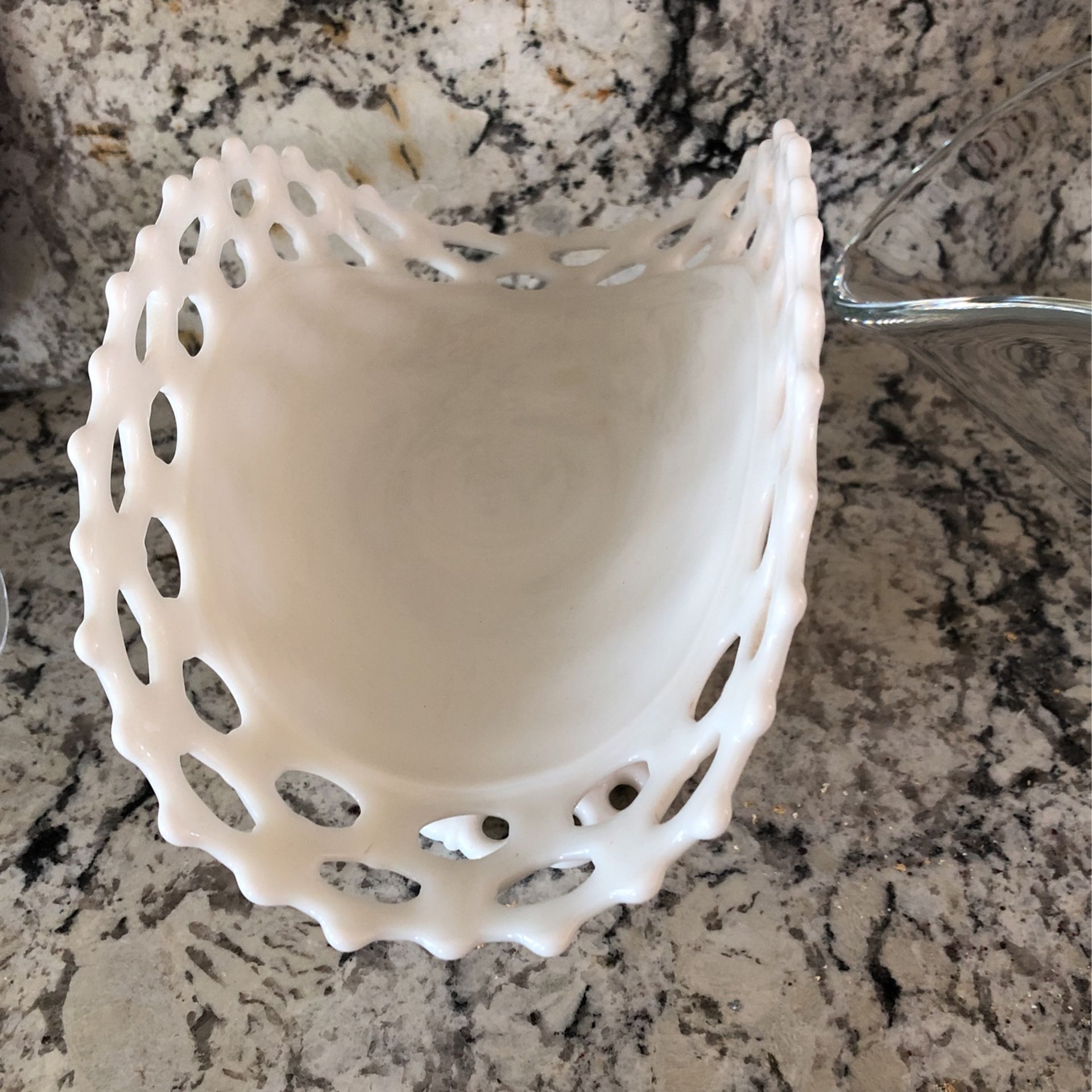 Ceramic White Decorative Bowl