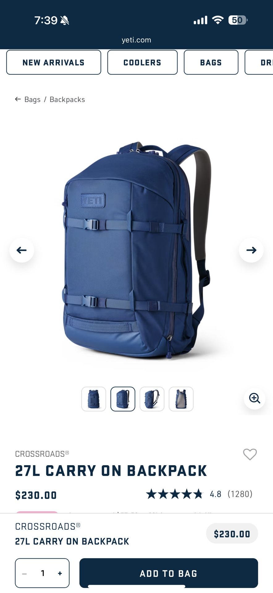 Yeti Backpack