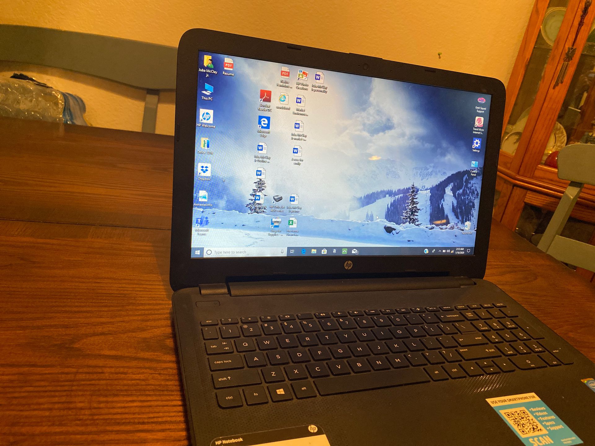 HP Notebook - 15-ac143dx (ENERGY STAR)