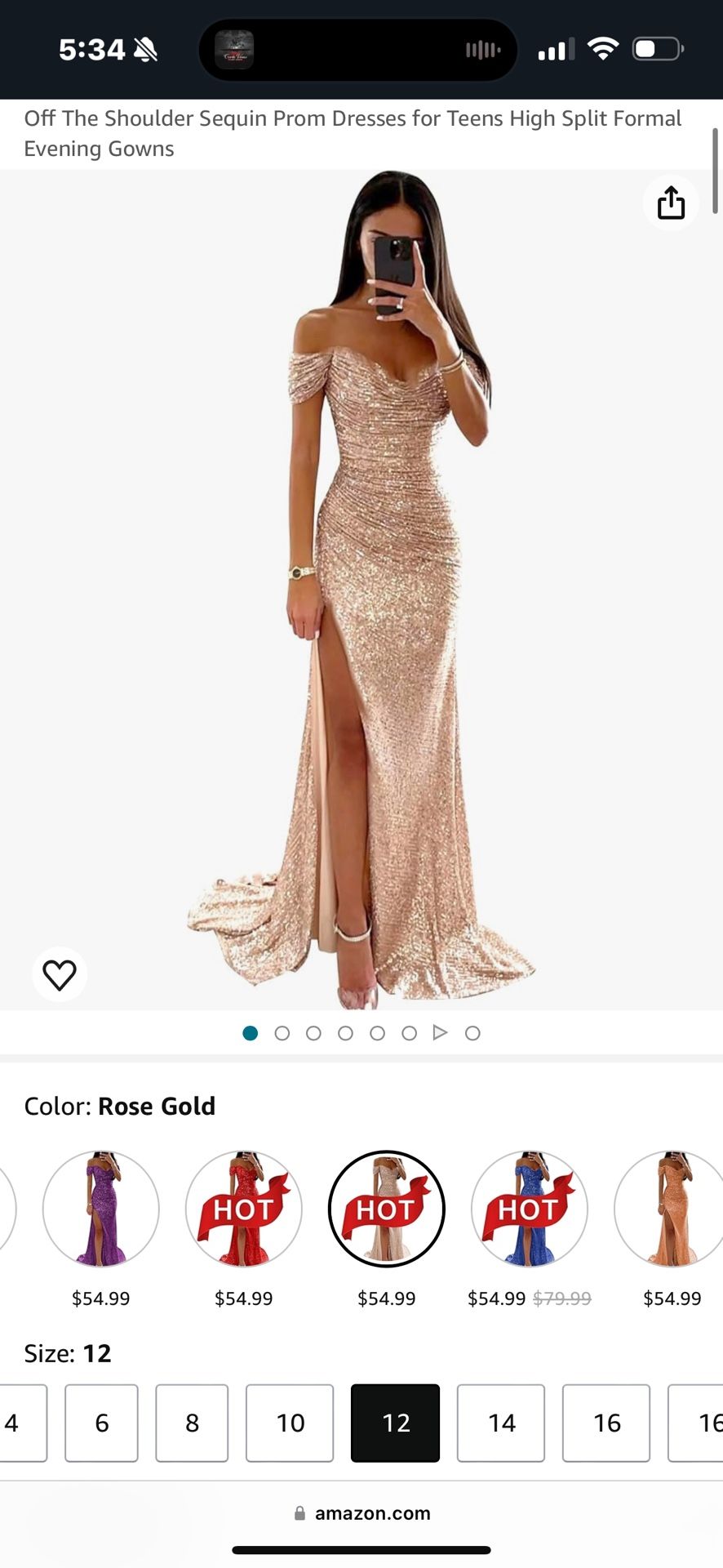 Sequin Prom Dress