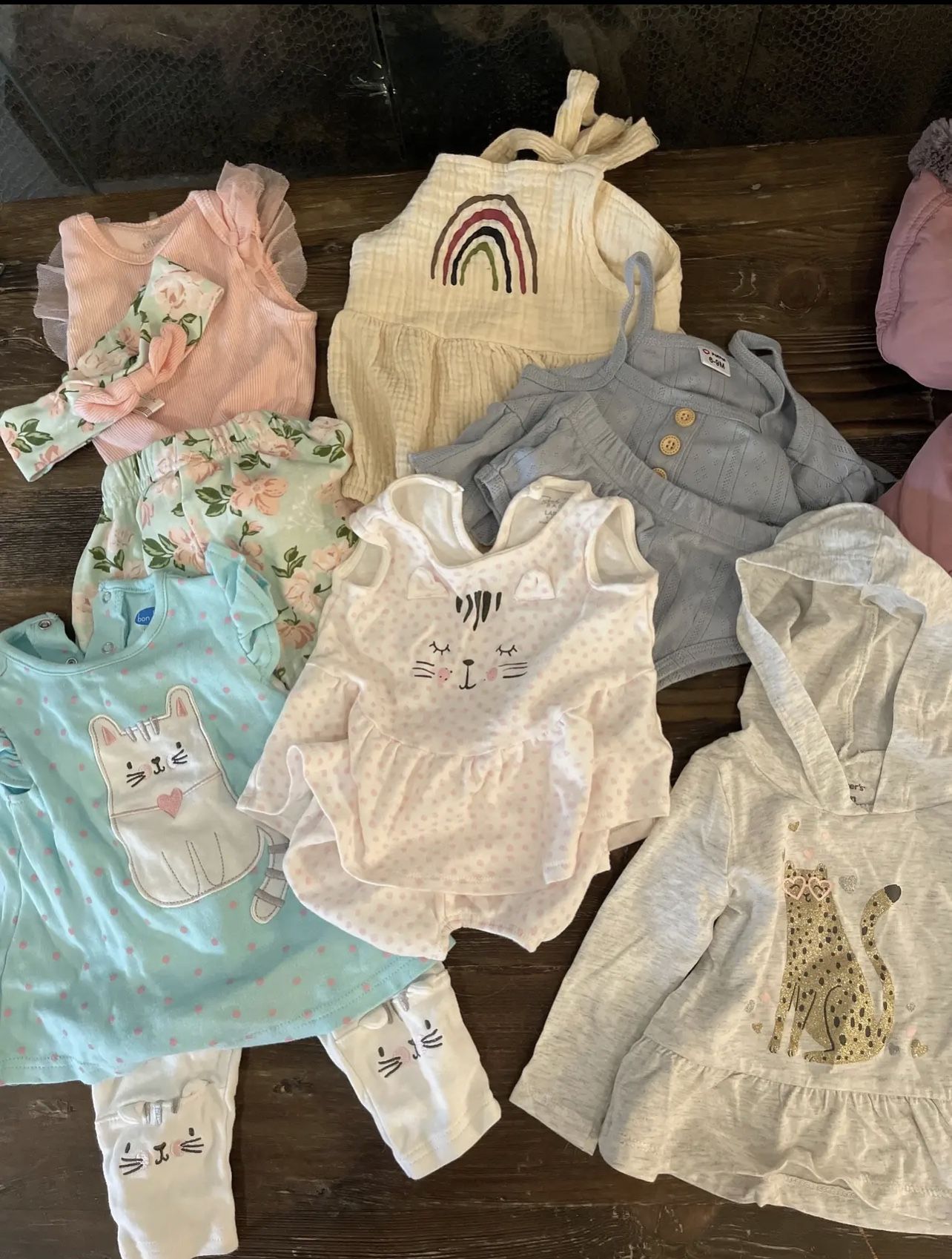 Box Of Baby Girl Clothes (3-12months)