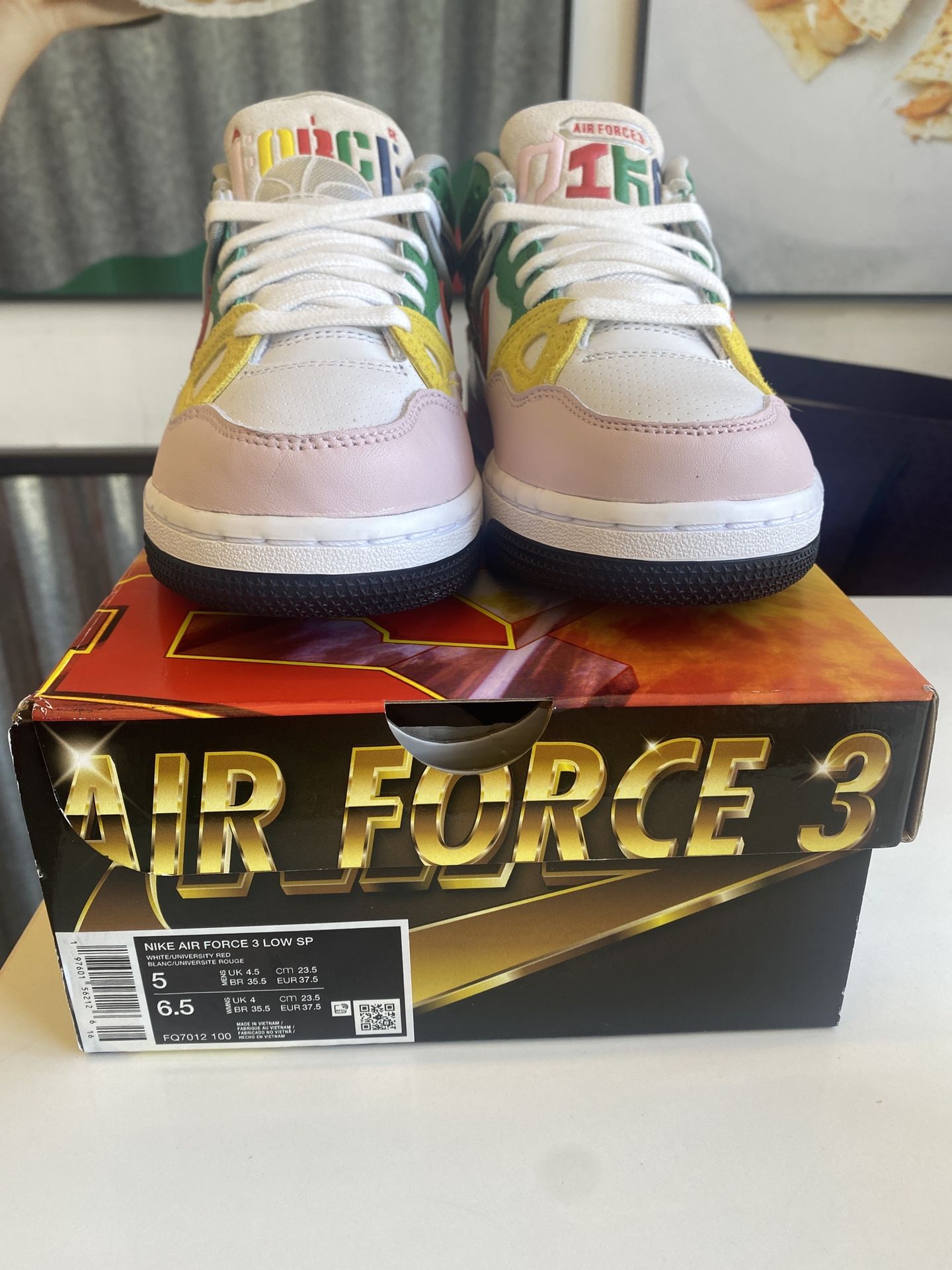 Nike Air Force 3 Low SP Nigo White Sz 5 Buy Now 100% Authentic