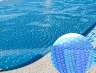 Heated Pool Solar Blanket Cover - Blue