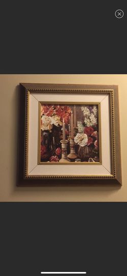 FRAMED CANVAS PORTRAIT SIZE 13” X 13”