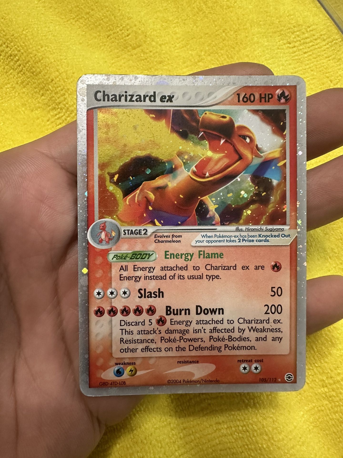 Charizard Ex from EX Fire Red Leaf Green