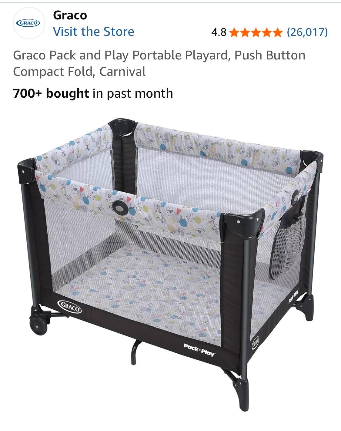Graco pack & play