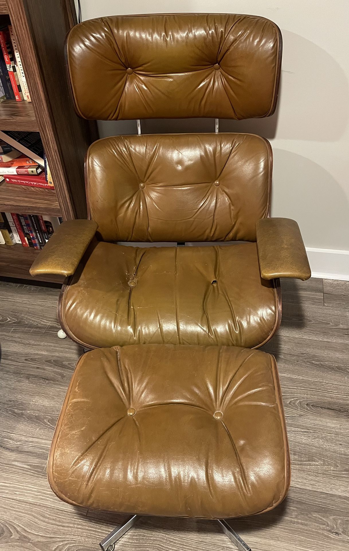 Eames Style Chair And Ottoman