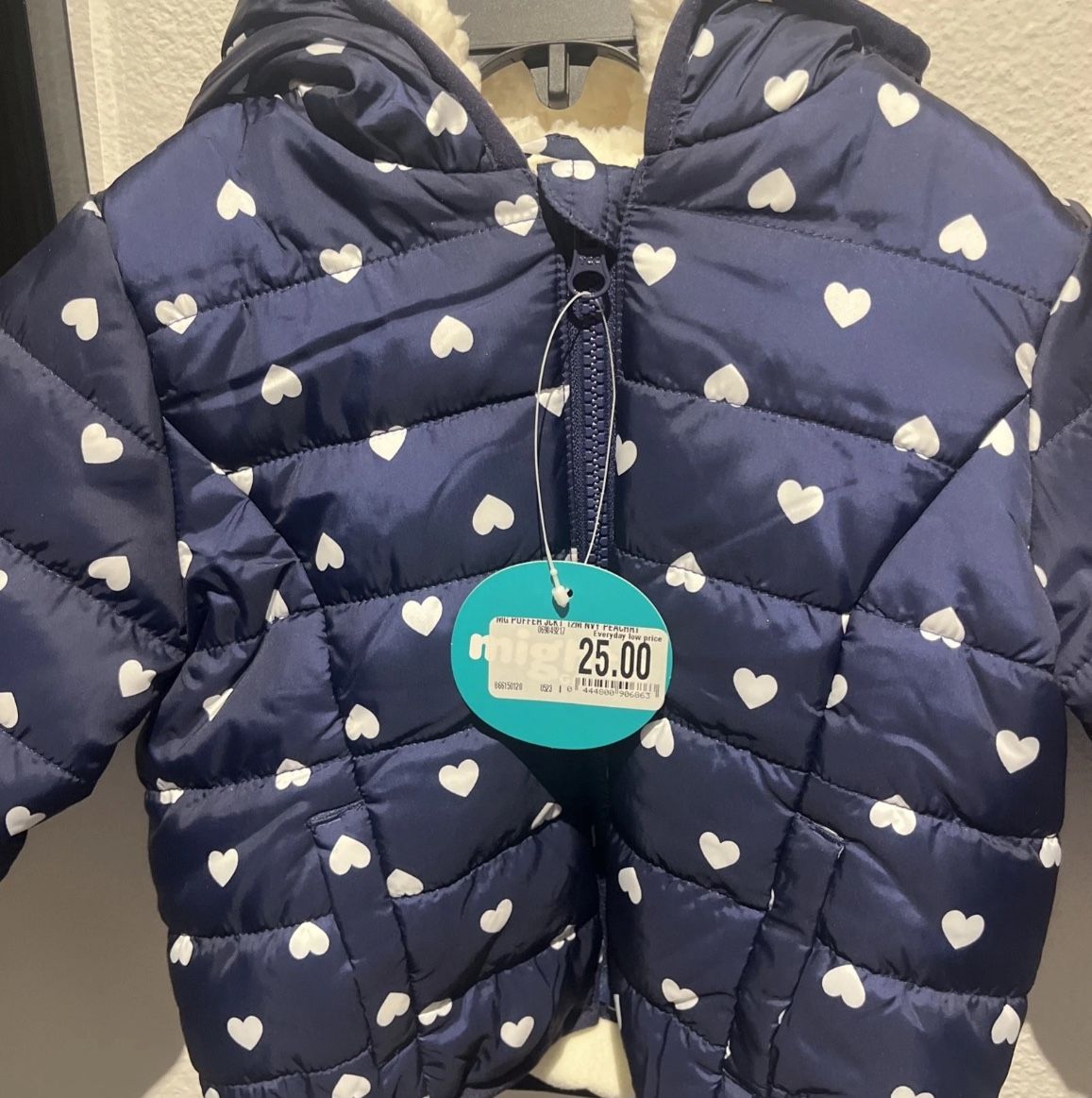 Infant /Toddler Puffer Jacket Sz 12 Months Blue NEW