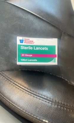 Sterile lancets