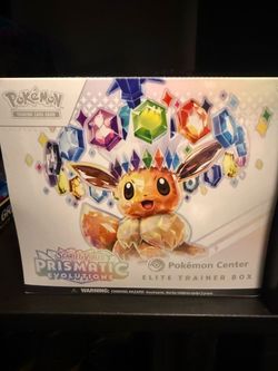 Pokémon Scarlet & Violet Prismatic Evolutions Elite Trainer Box
