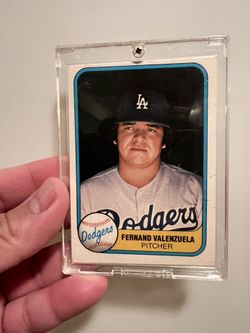 1981 Fleer Fernando Valenzuela Rookie Card #140 Error Card