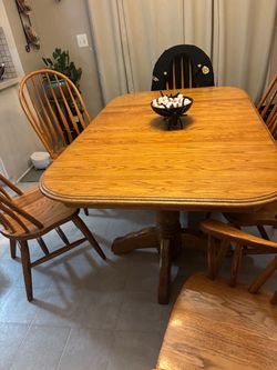 Dining table and China cabinet