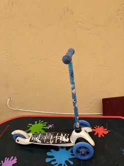 Kids 3-Wheel Kick Scooter Blue White