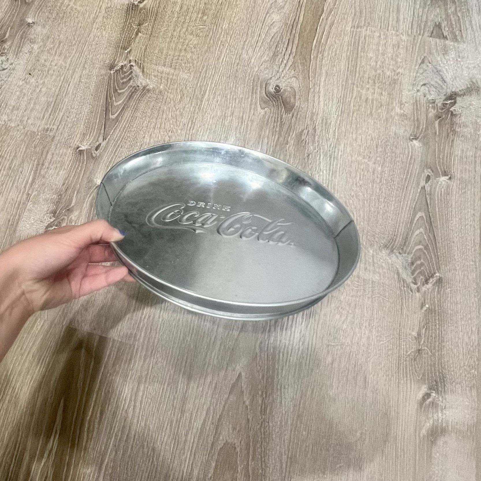 Coca-Cola Galvanized Tin Serving Tray
