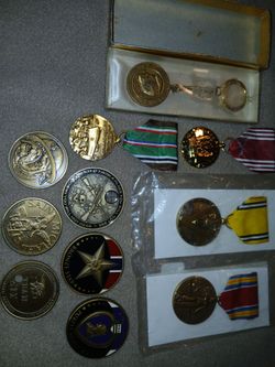 Military coins/merits WW2 collection