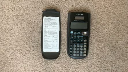 Texas instruments, 36X pro scientific calculator