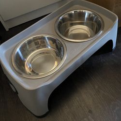 Top Paw® Elevated Double Diner Pet Feeder 8 inches