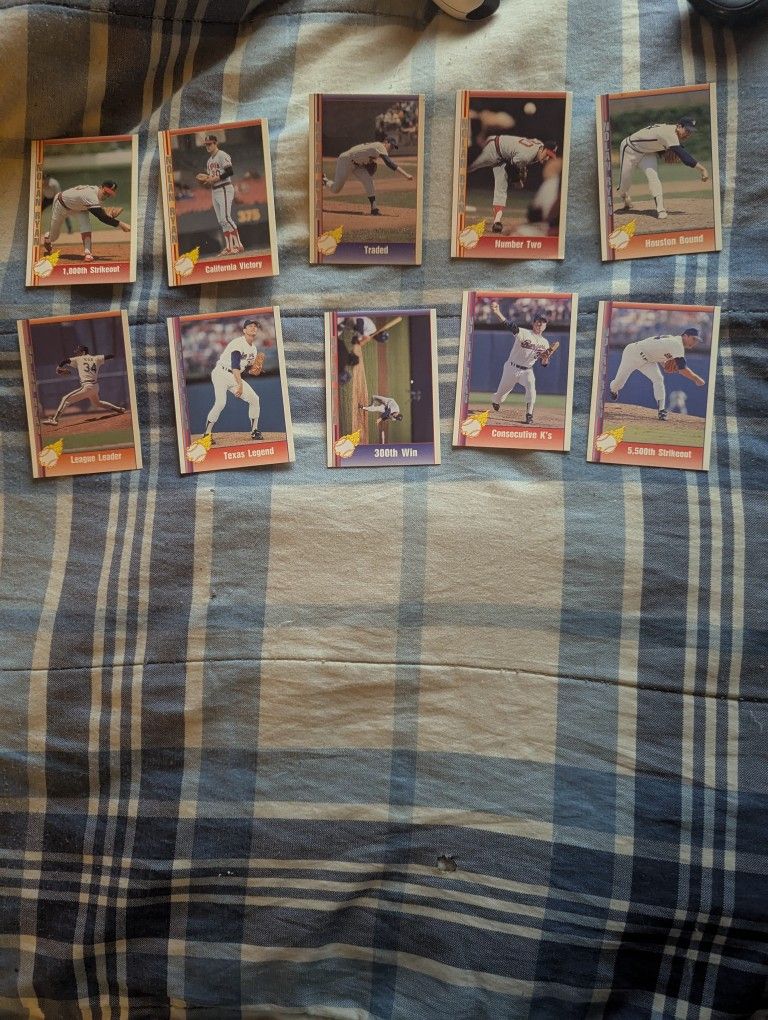 10 Nolan Ryan 1990 Baseball Cards