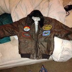 Kids WWII Style Bomber Jacket. 