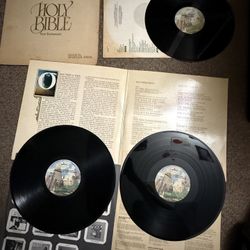 2 Bible on Vintage vinyl Records