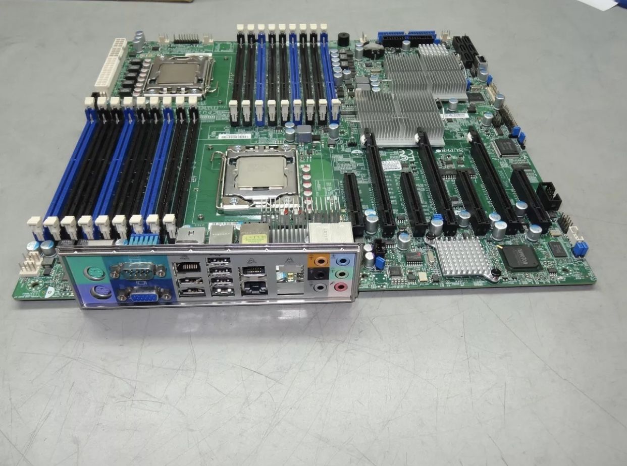 SUPERMICRO X8DAH+-F Server motherboard.