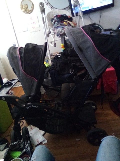 Sit N Stand Double Stroller