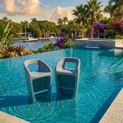 In-Pool Bar Stools (Set of 2) - NEW - $400