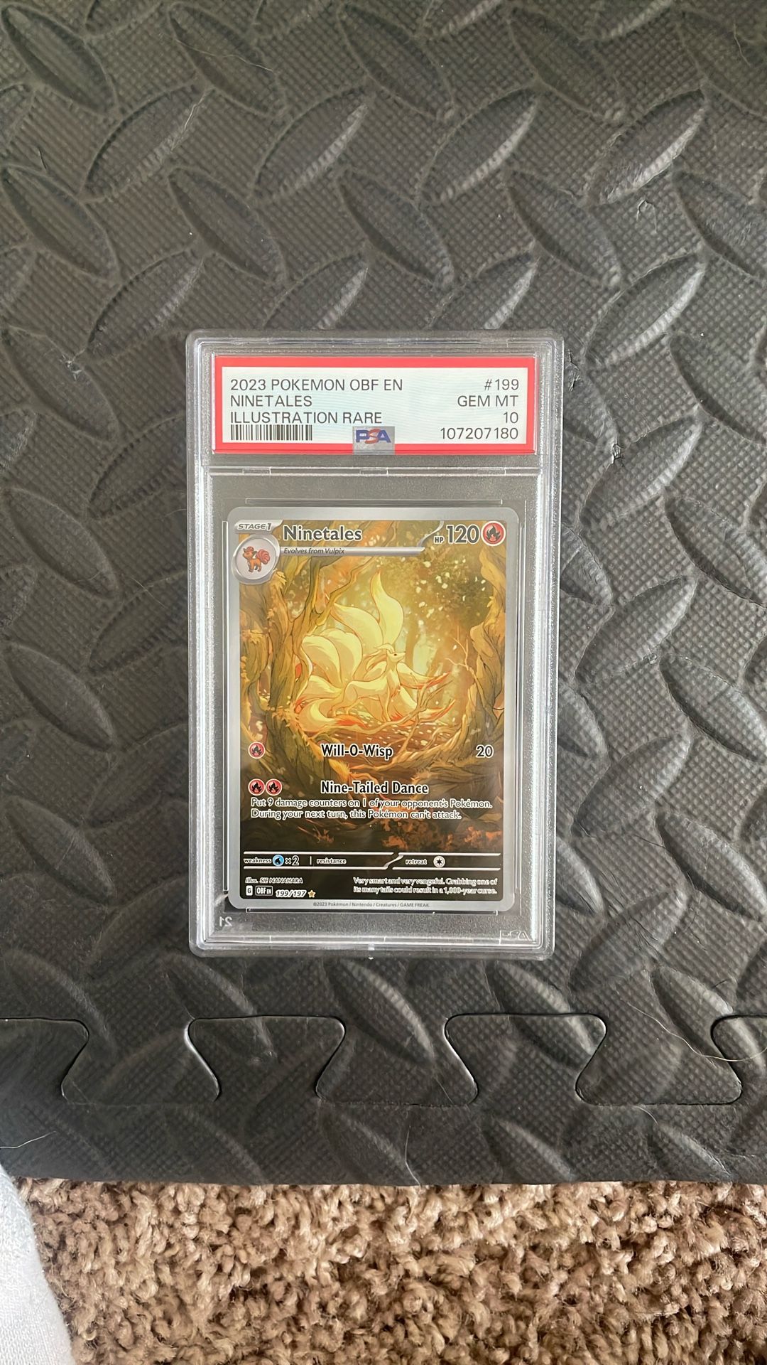 Ninetales Illustration Rare PSA 10 For Trade Only