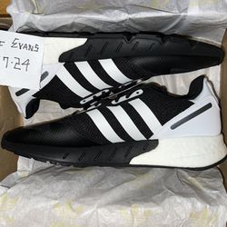Adidas ZX 1K Boost (black/white/silver) Size 11    